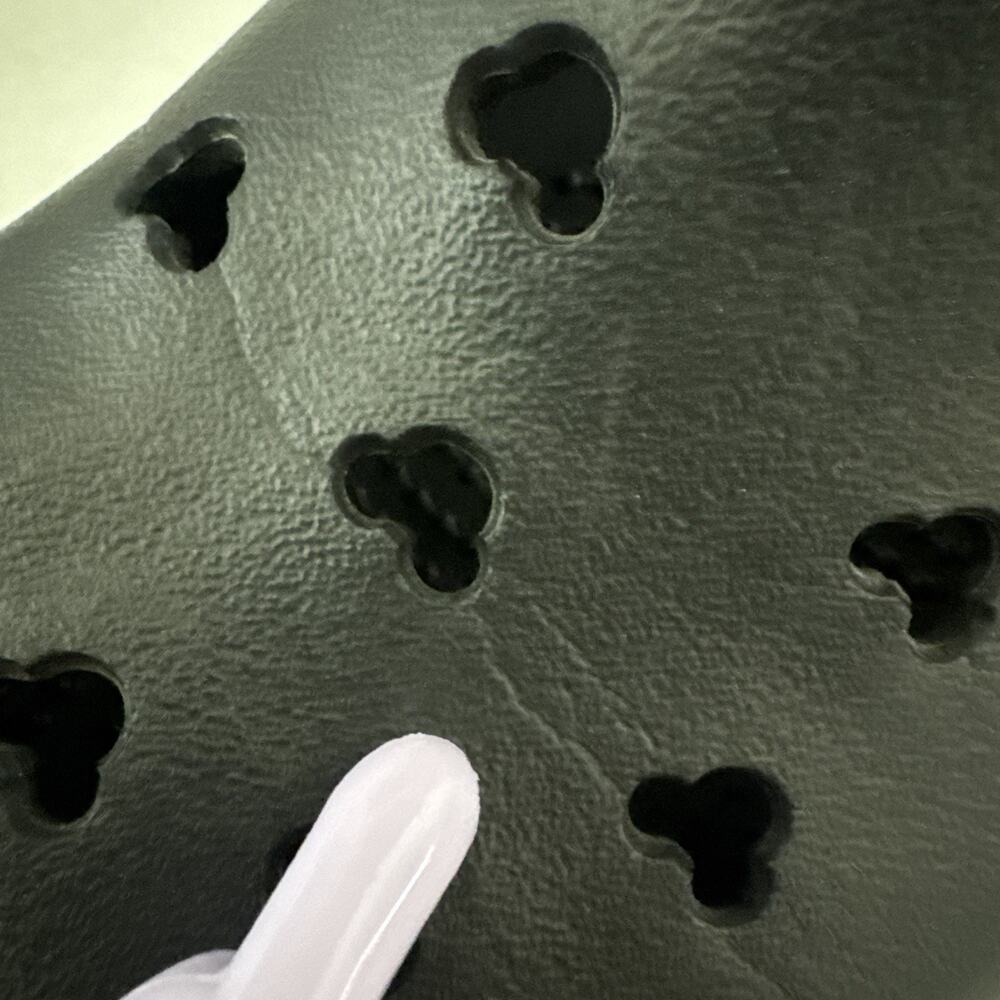 Disney Parks Crocs Mickey Mouse Ears Black Clogs Mens 6 Womens 8 - Picture 8 of 10